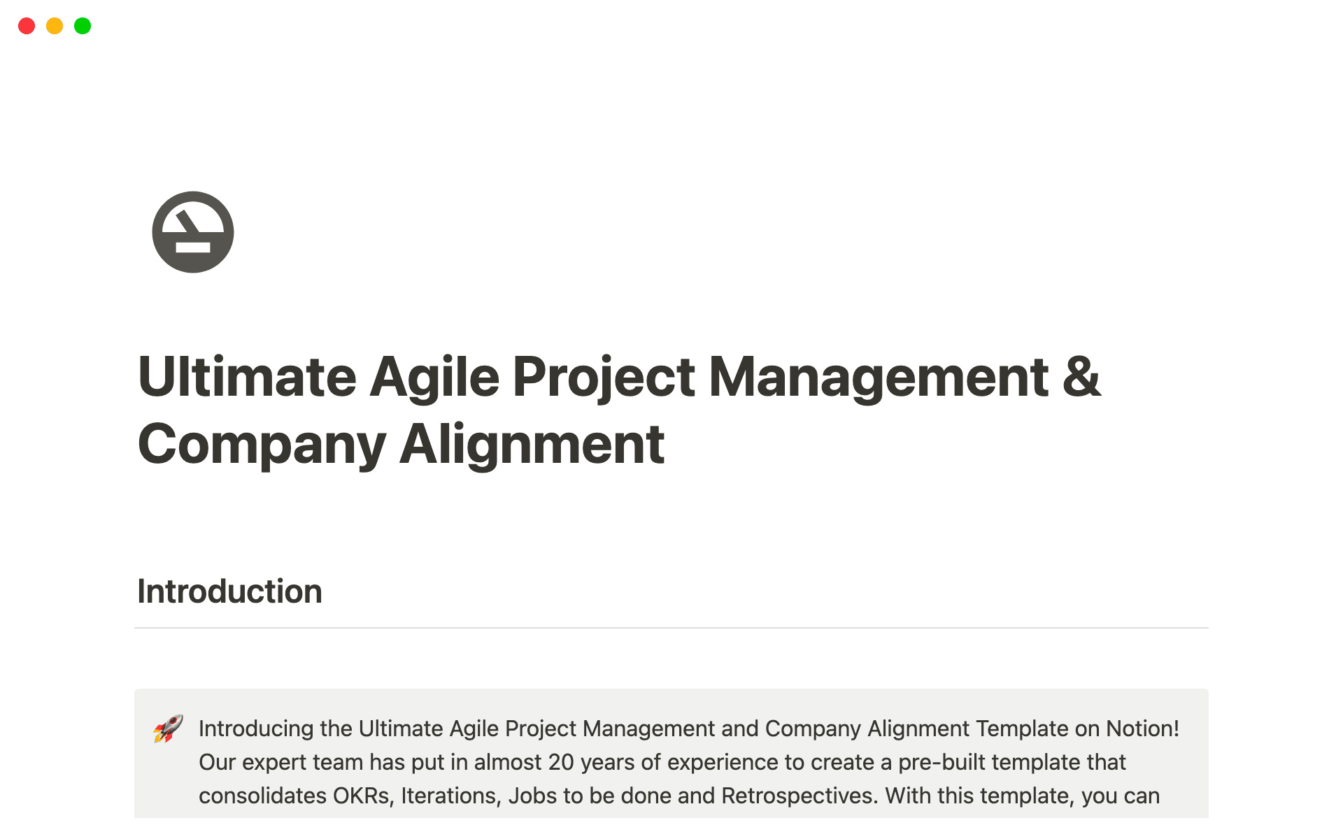 The Ultimate Agile Project Management Template Template by Adrian CB ...
