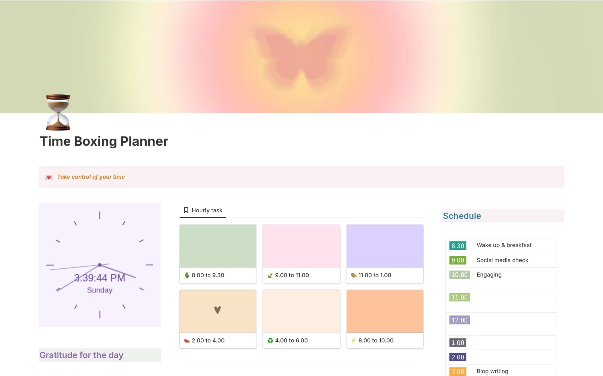 Time Box Template Template | Notion Marketplace