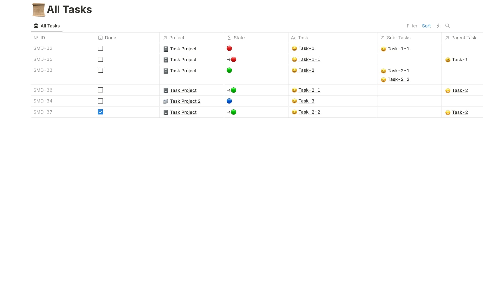 Simple Task Manager Template by Jason | Notion Marketplace