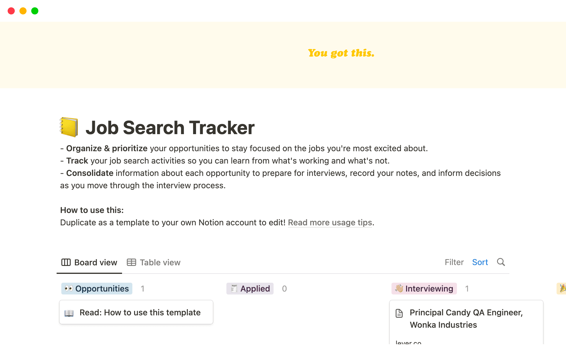 Job Search Log Graph Job Search Tracker Template by Erika Ai-wen Johnson | Notion Marketplace