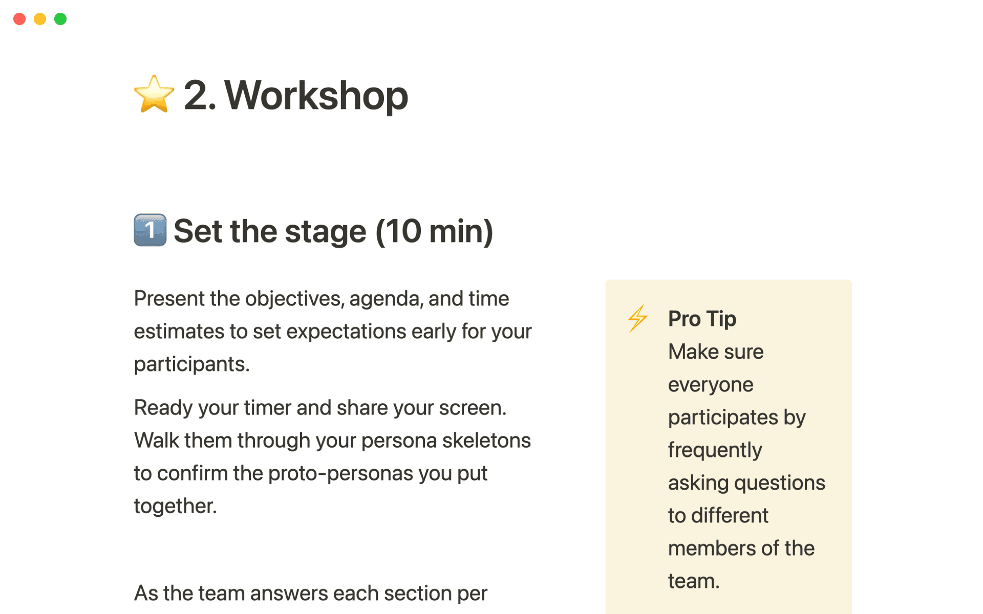 Proto Persona Template Notion Marketplace