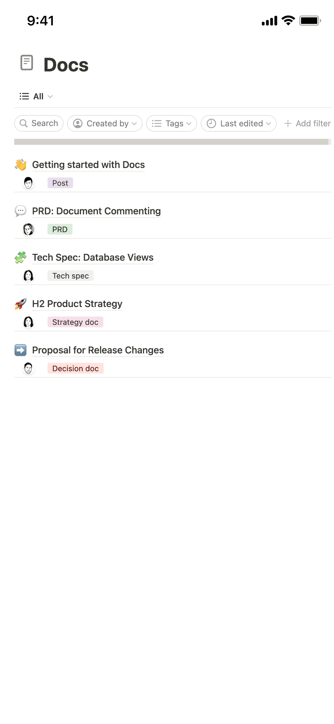 Notion Process Documents Example Efficient File Management in Notion to Avoid Losing Documents