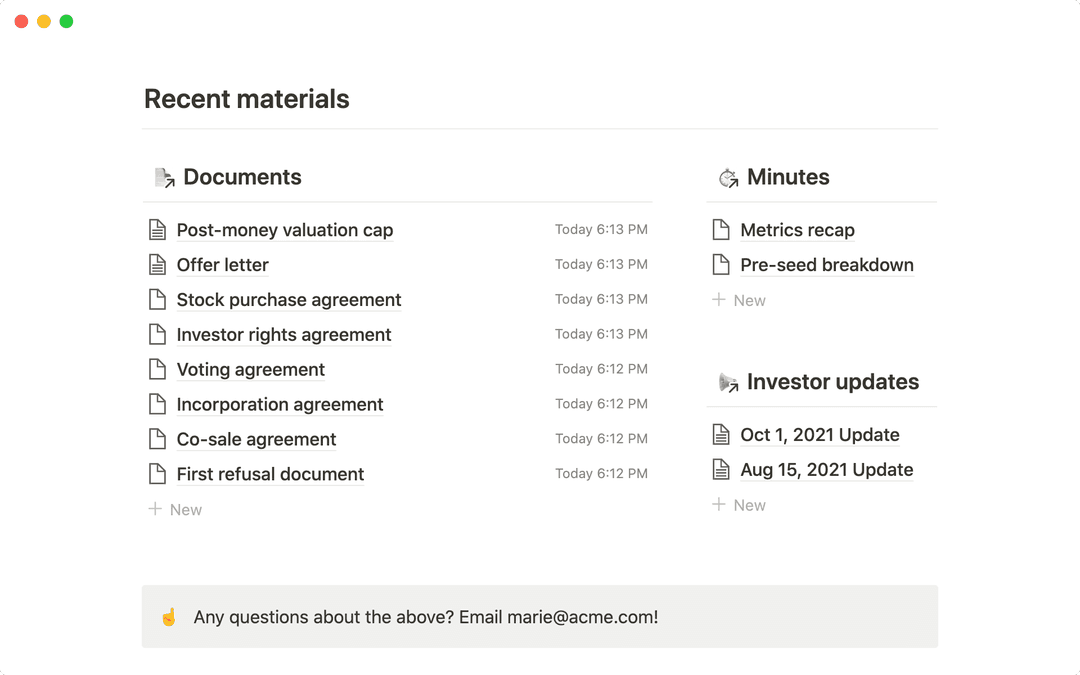 Data room Template by Notion Notion Marketplace