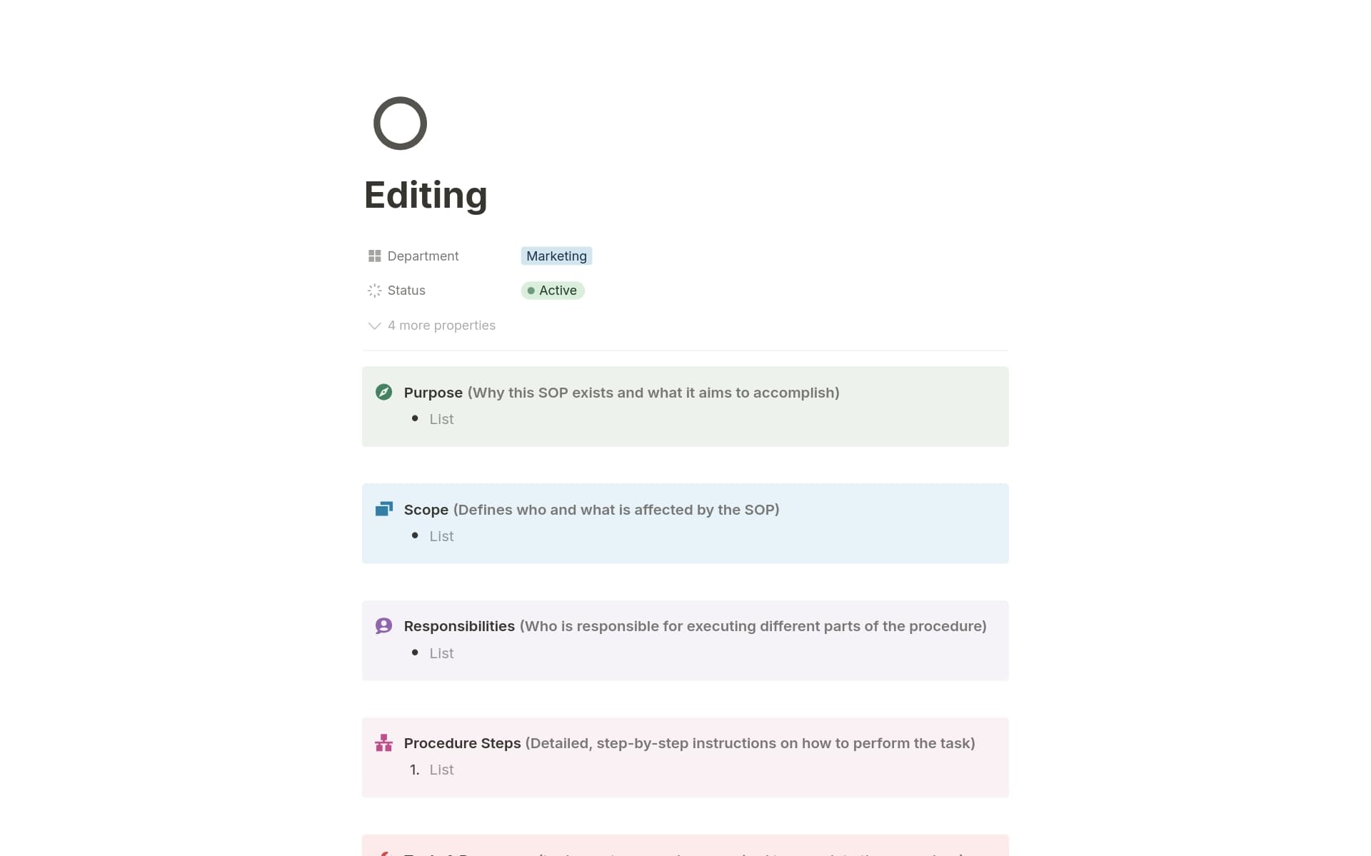SOP System Template by Chris Punt Notion Marketplace