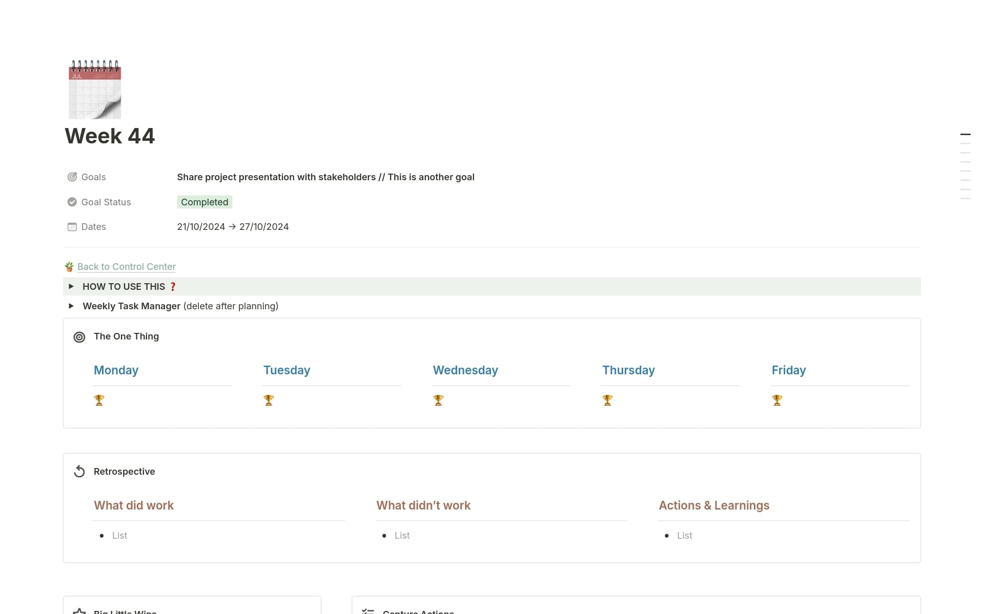 Healthy Task Manager Example Easy & Effective Task Manager Template by Mariana Fong | Notion Marketplace