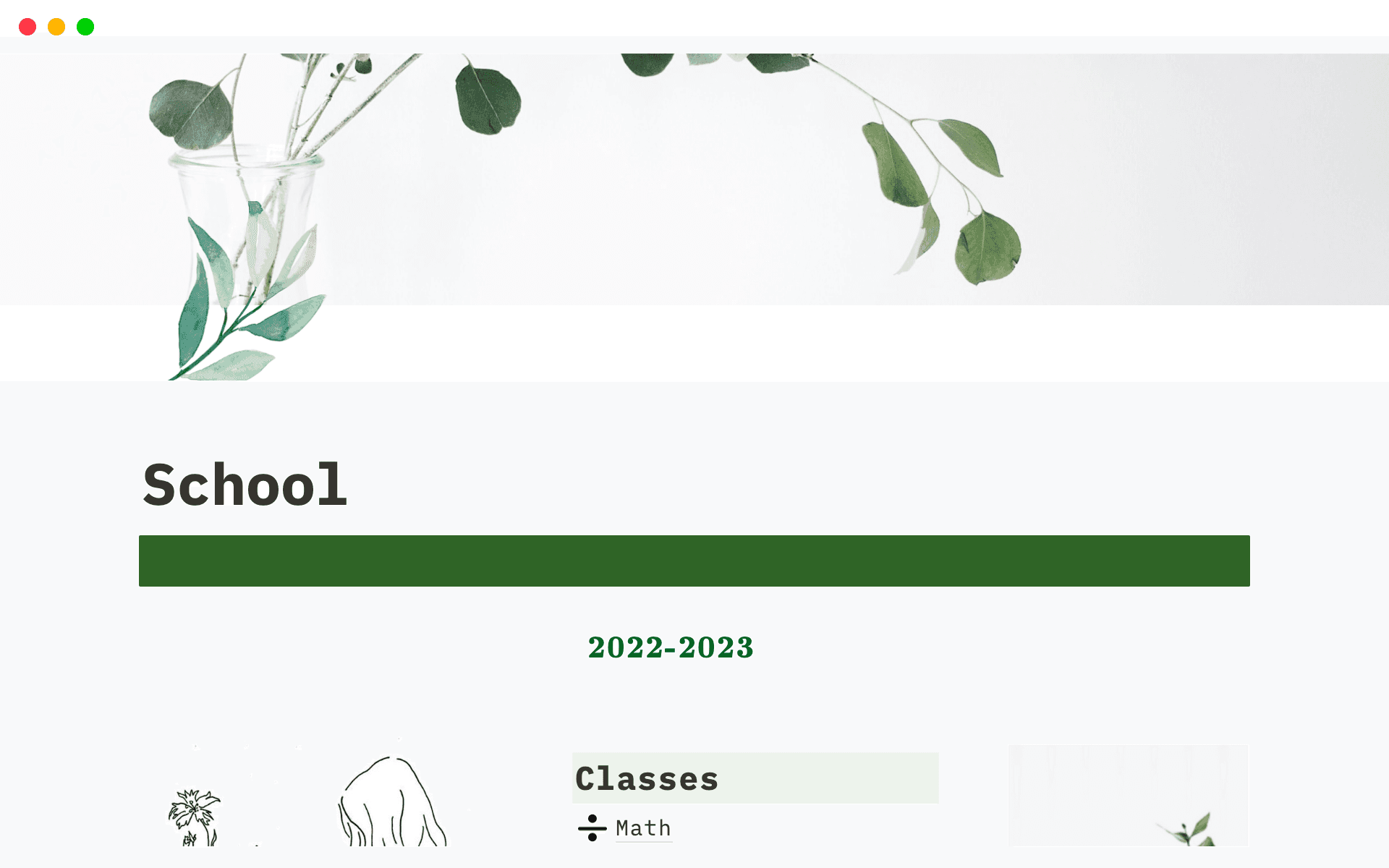 Notion student dashboard Template by Zoe Chong Notion Marketplace