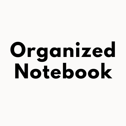 Une image de profil de The Organized Notebook