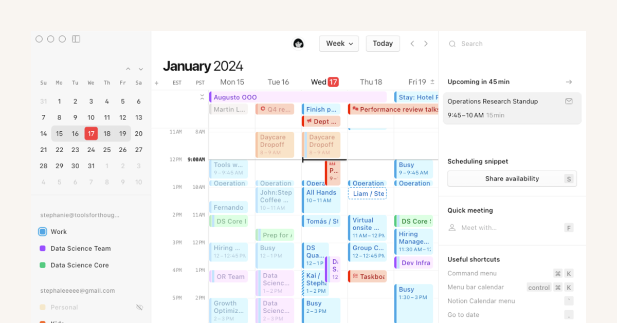 Getting started with Notion Calendar