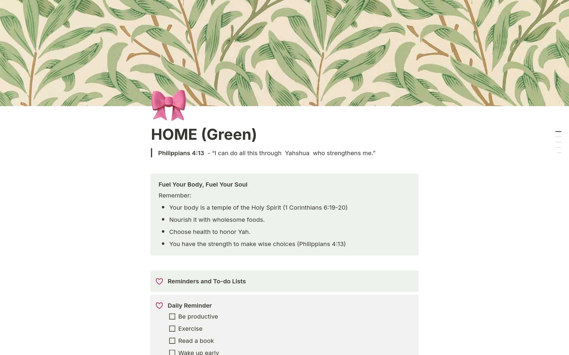 my lifeline Template | Notion Marketplace