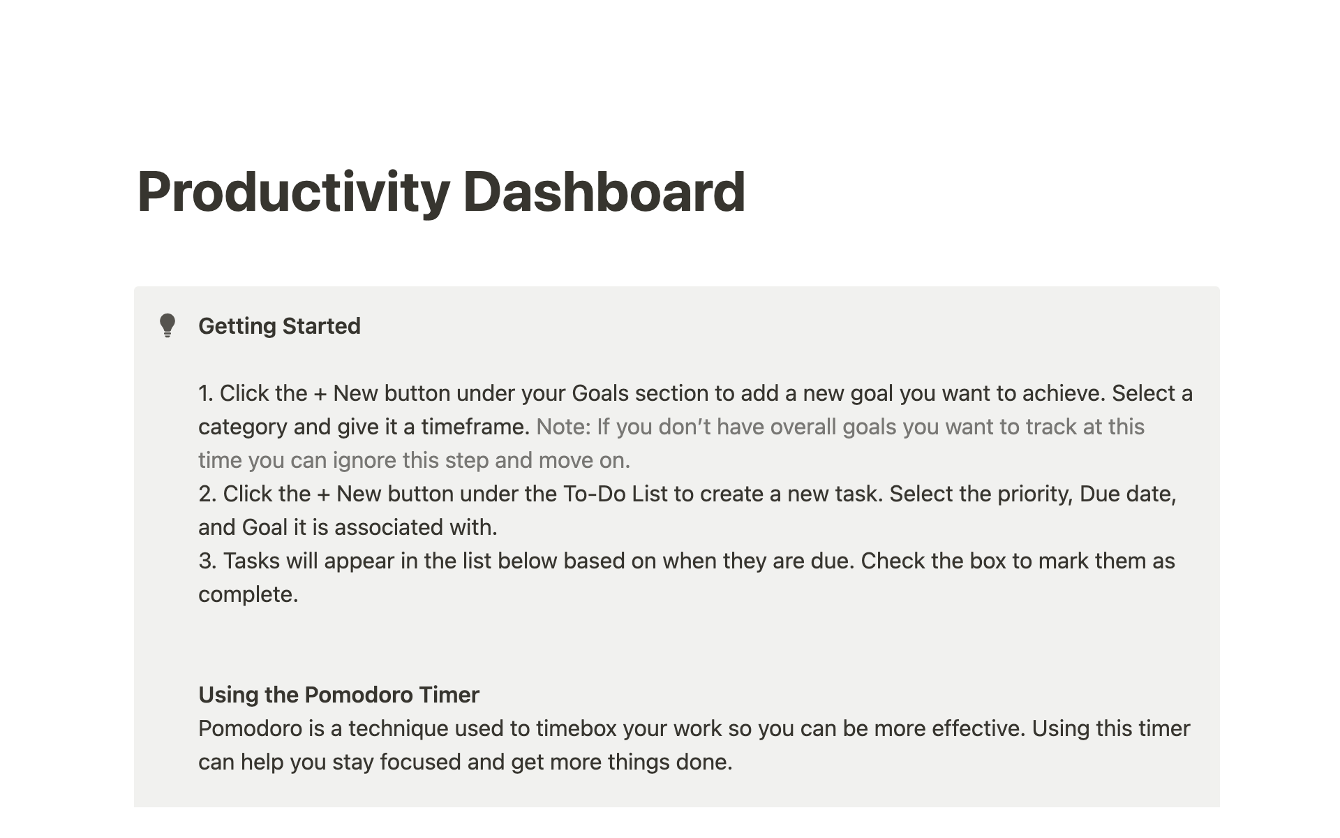 Increase productivity with a simple & effective Pomodoro task manager.