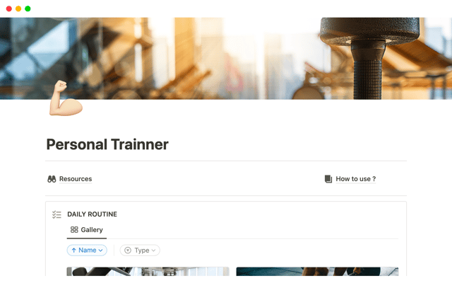 Personal Trainer | 150+ exercises resources