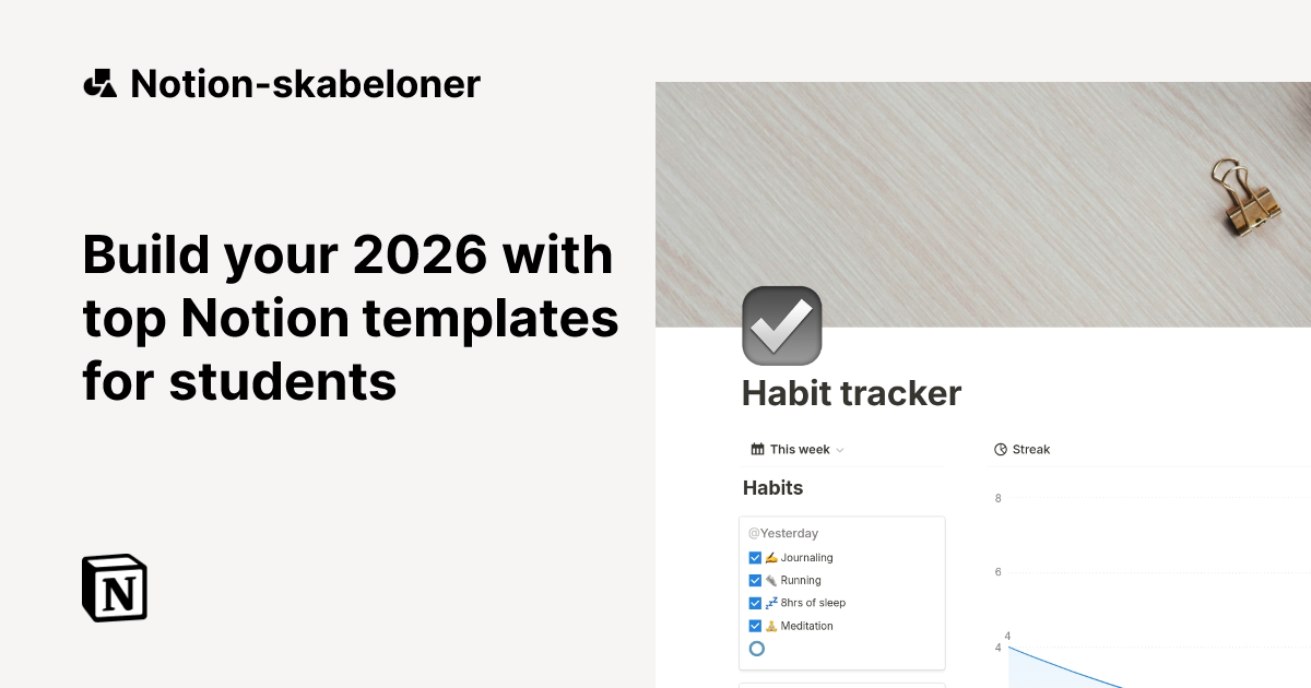 Build your 2026 with top Notion templates for students | Notion ...