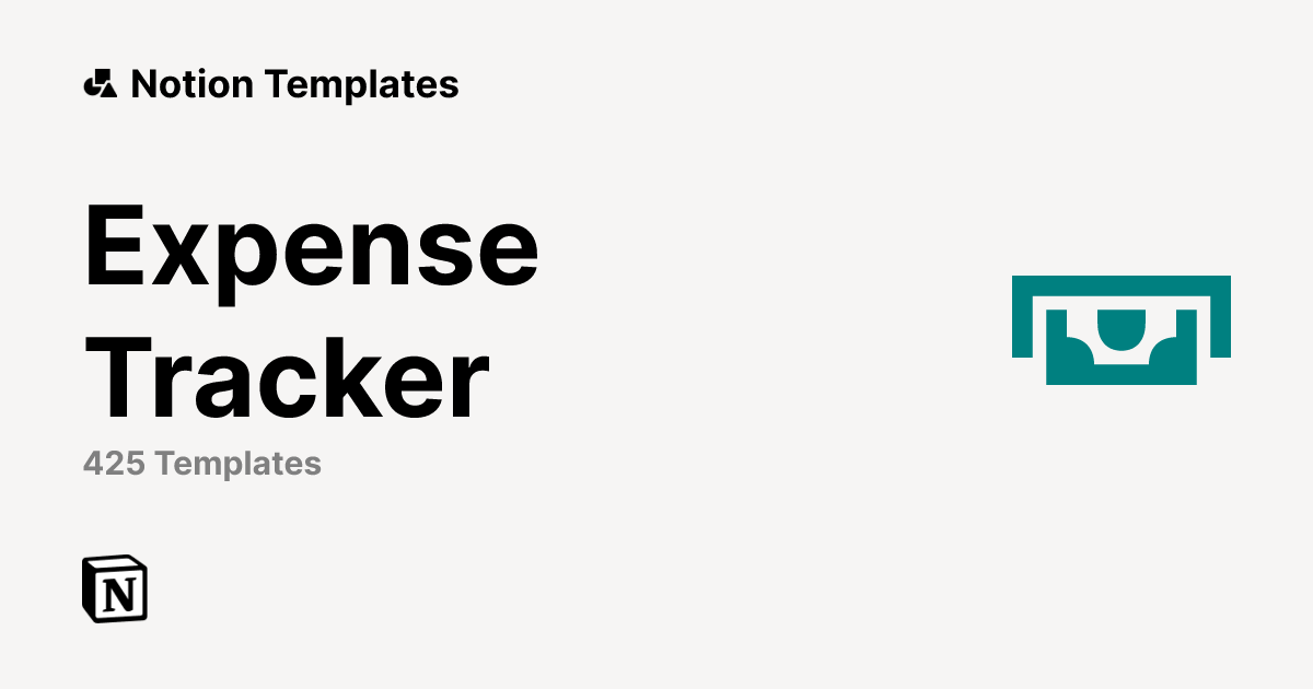 Best Expense Tracker Templates from Notion | Notion Marketplace