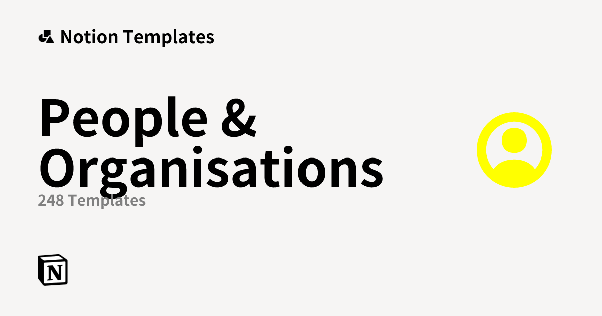HR: People & Organisation templates from Notion | Notion Marketplace