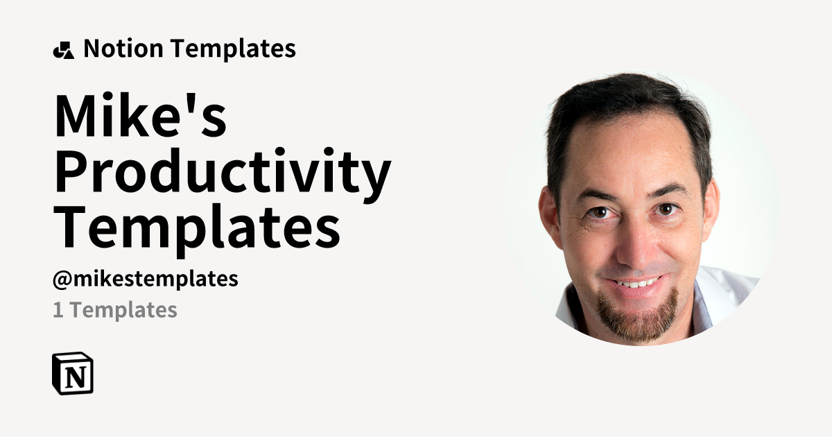 mike-s-productivity-templates-template-creator-notion-marketplace