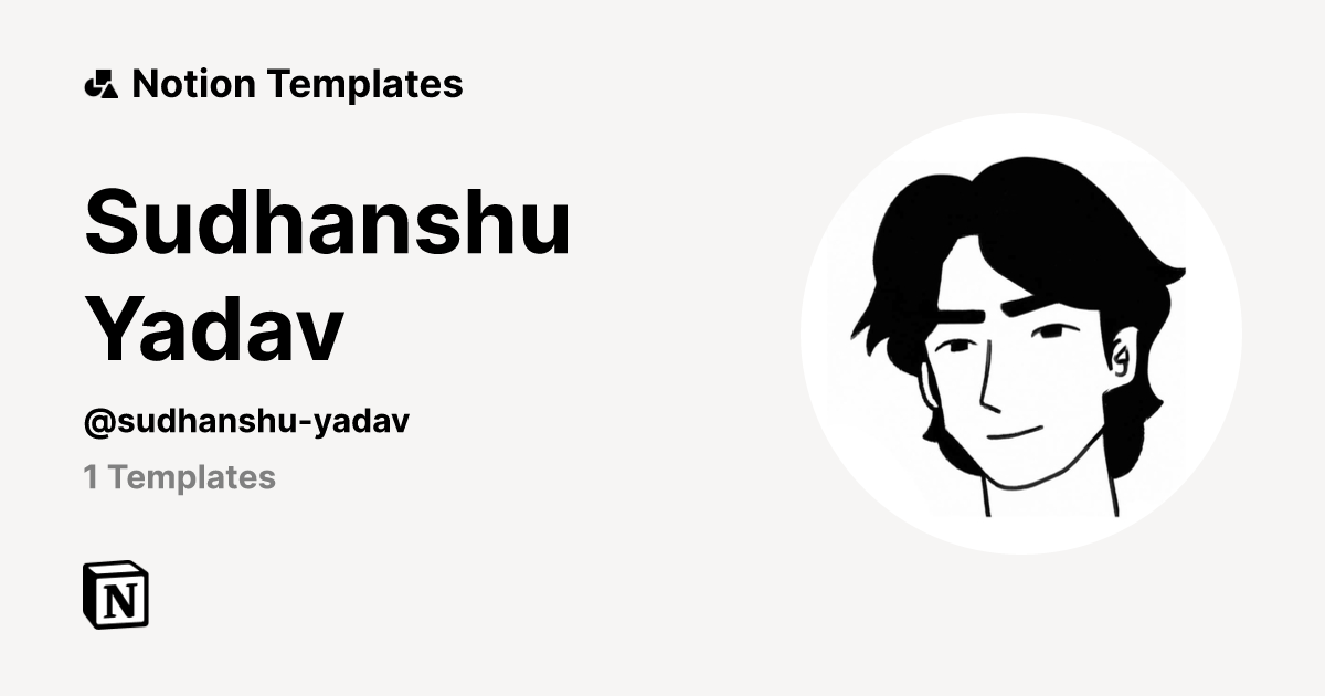 sudhanshu-yadav-template-creator-notion-marketplace