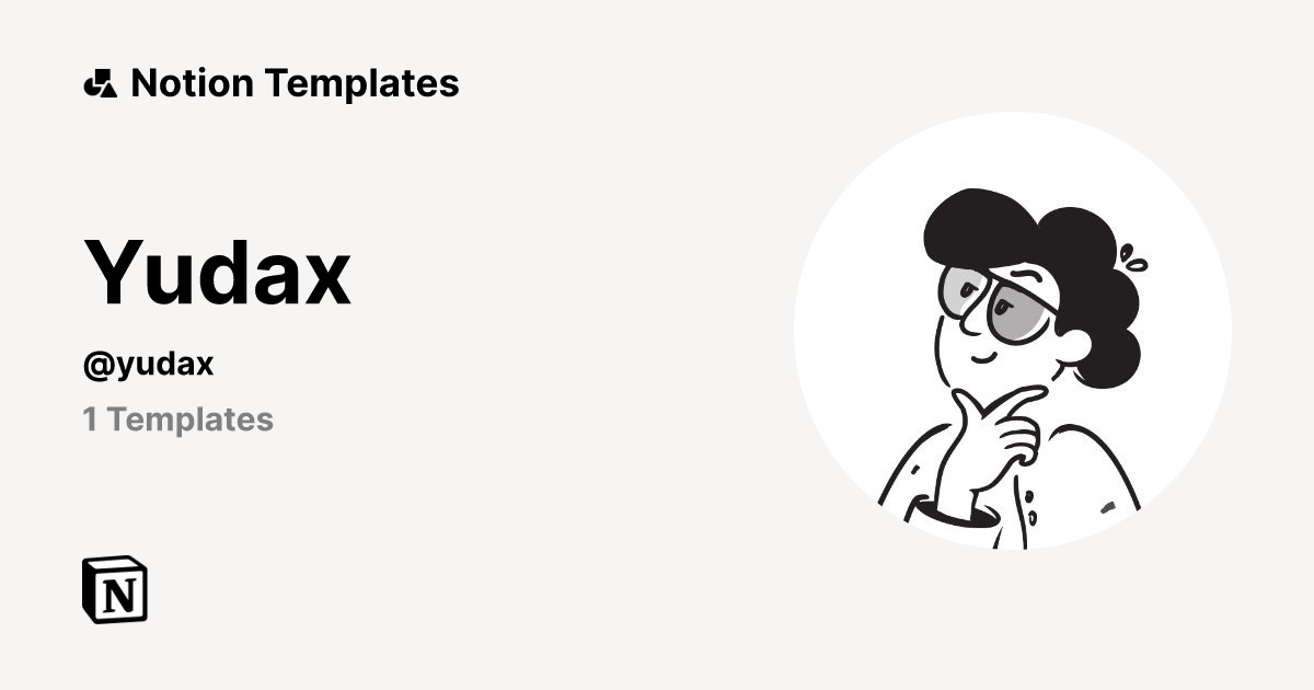 Yudax Template Creator Notion Marketplace