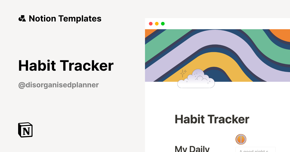 Habit Tracker Template | Notion Marketplace
