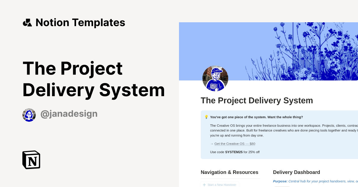 The Project Delivery System Template | Notion Marketplace