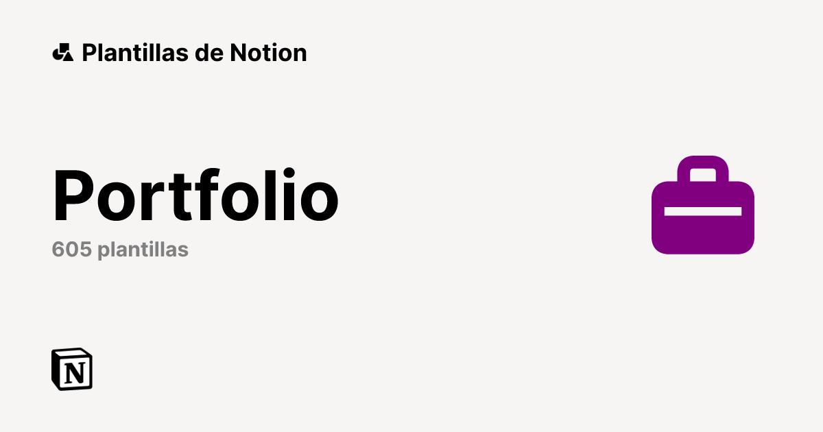 Mejores plantillas de Portfolio de Notion | Notion Marketplace