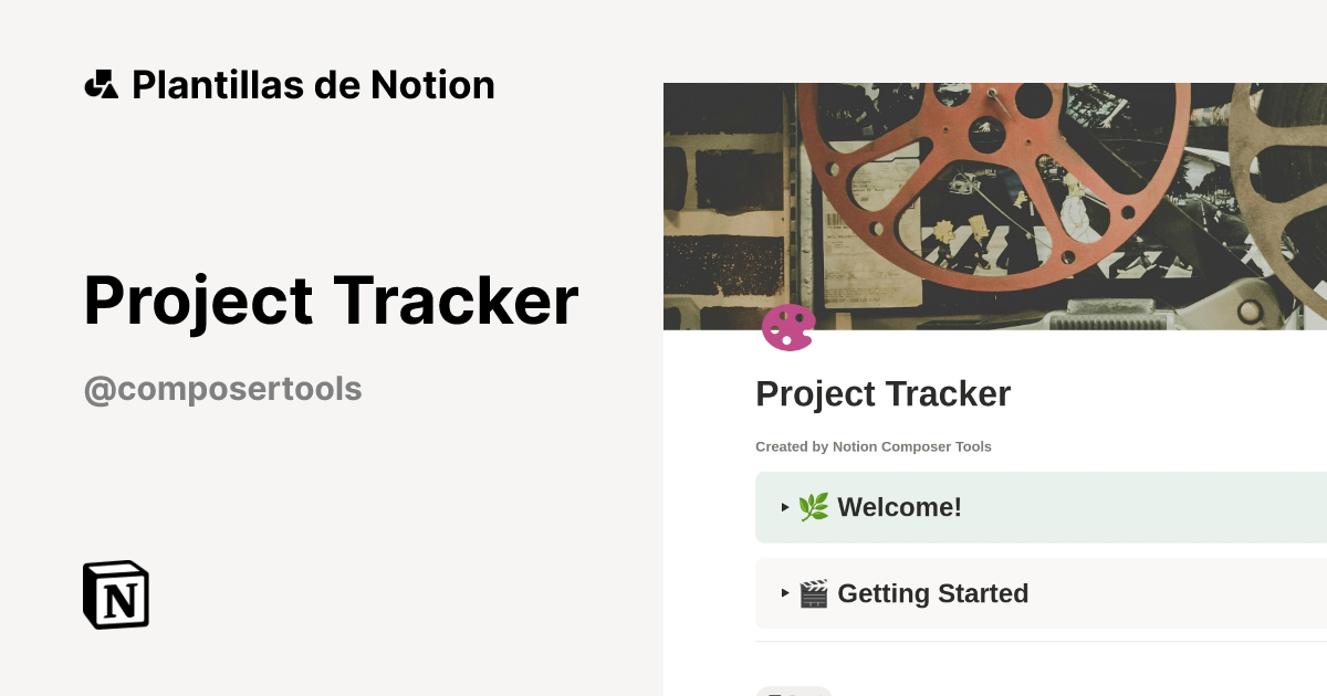 Plantilla Project Tracker | Notion Marketplace
