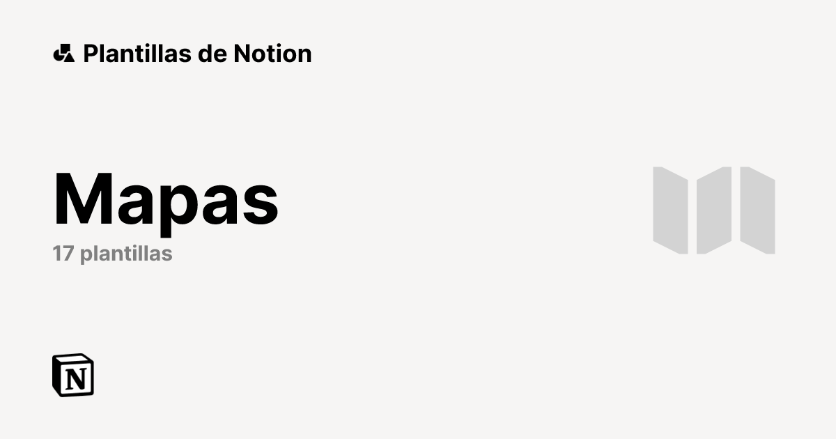 Mejores plantillas de Mapas de Notion | Notion Marketplace