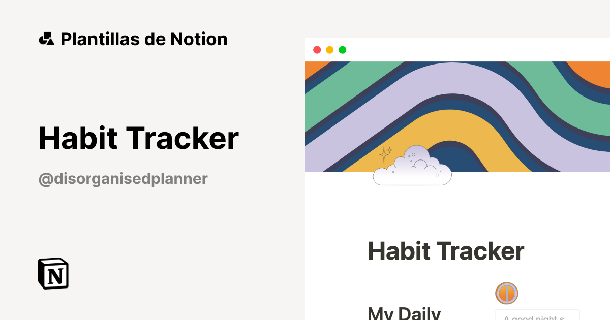 Plantilla Habit Tracker | Notion Marketplace