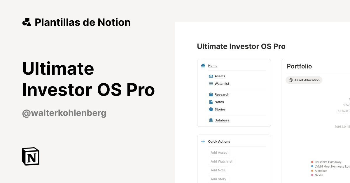 Plantilla Ultimate Investor OS Pro | Notion Marketplace