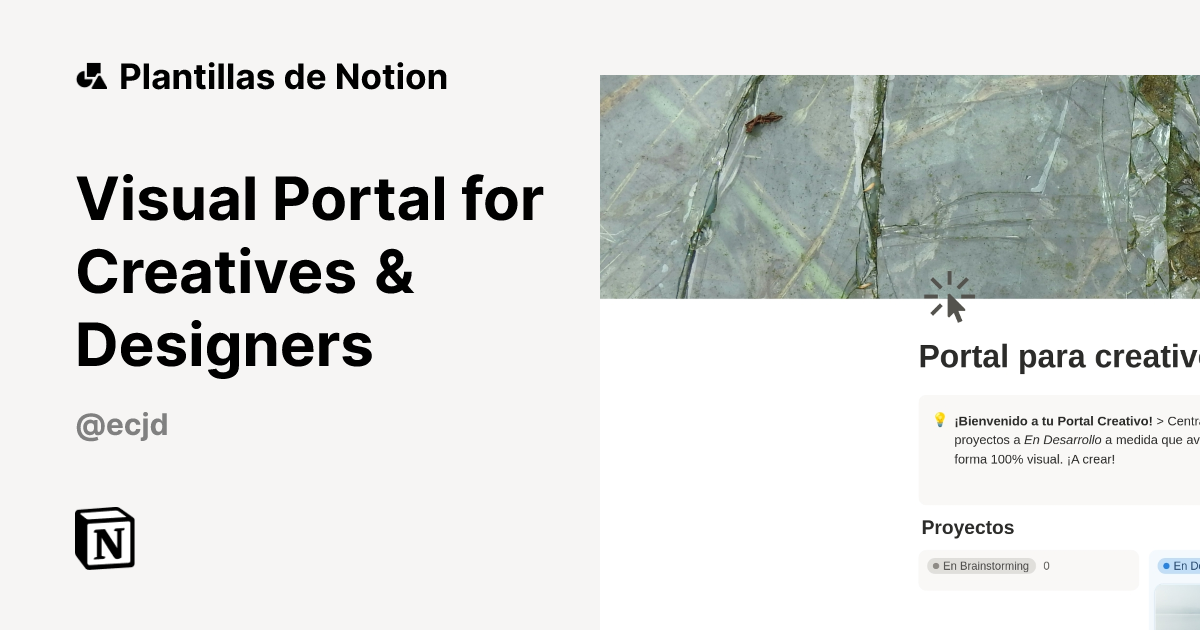 Plantilla Visual Portal for Creatives & Designers de Estudio Creativo ...