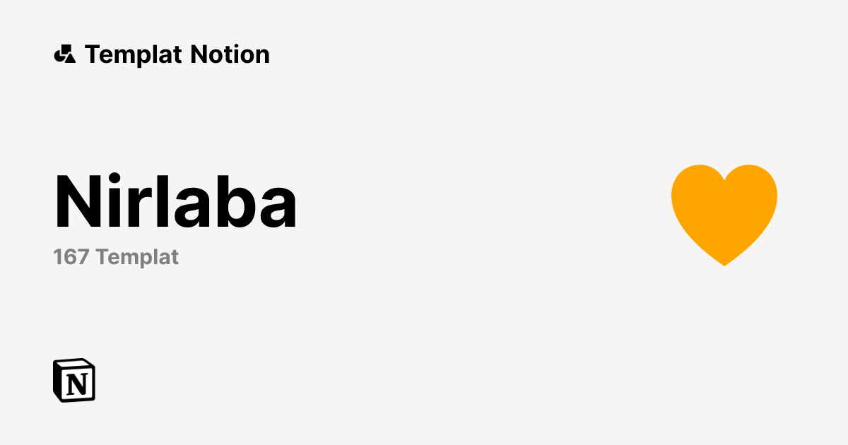 Marketplace Nirlaba Templat Terbaik dari Notion | Notion