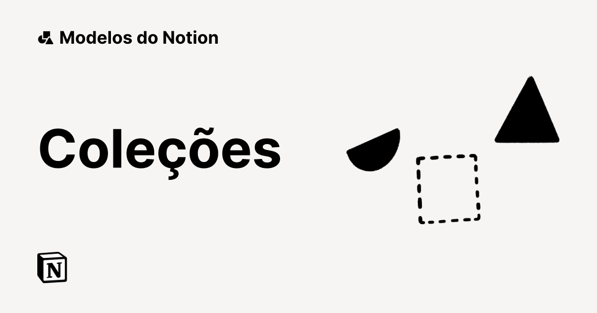 Marketplace de Modelos do Notion — Coleções