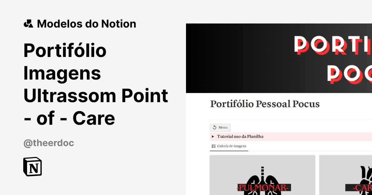 Modelo Portifólio Imagens Ultrassom Point - of - Care | Marketplace do ...