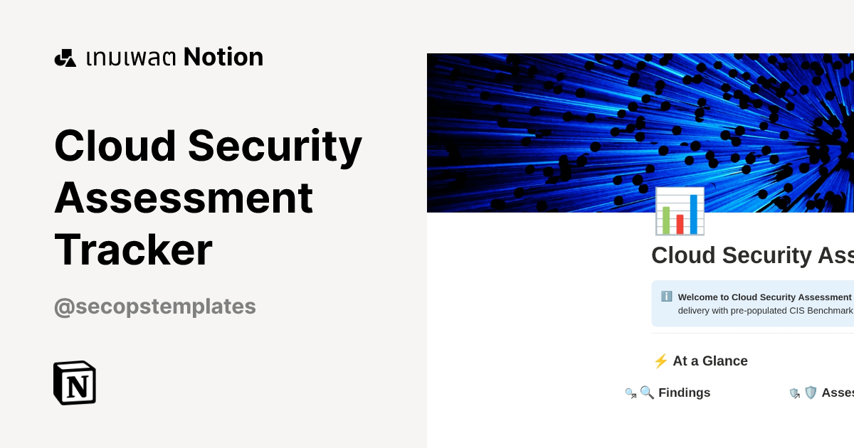 เทมเพลต Cloud Security Assessment Tracker โดย SecOps Templates ...