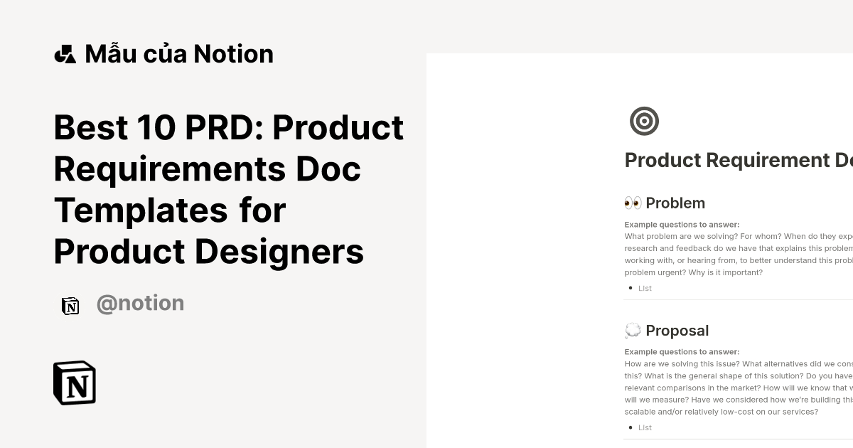 Best 10 PRD: Product Requirements Doc Templates for Product Designers ...