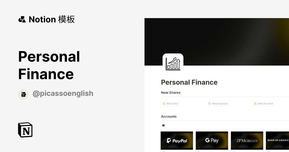 Personal Finance Notion 
